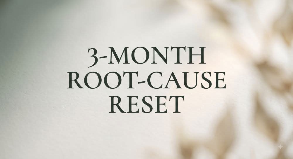 3 Month Root Cause Reset PackageImage